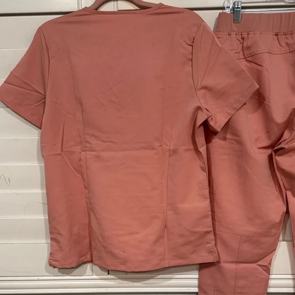 Figs Women's Top in Coral - Picture 11 of 12